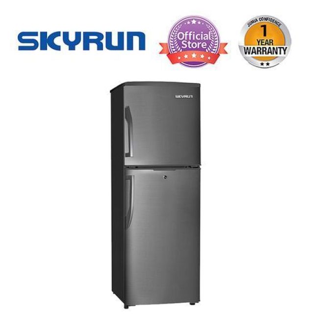 Skyrun 138 Litres Double Door Top Mount Fridge (BCD-145A) - Inox