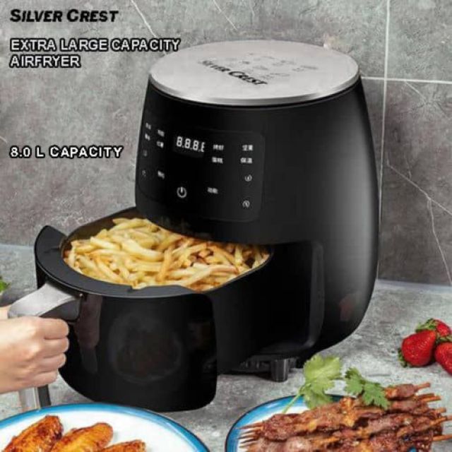 SILVER CREST 8.0Liters Extra Large Capacity Airfryer-4500W